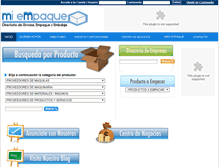 Tablet Screenshot of miempaque.com